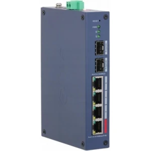 Dahua CHS4206-4ET-90 Industrial PoE Switch 4-Port SFP - Image 1