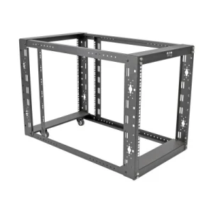 SmartRack 12U Standard-Depth 4-Post Open Frame Rack - Image 1