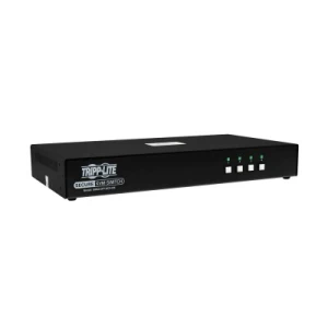 Secure KVM Switch, 4-Port, Single Head, DisplayPort to DisplayPort, 4K, NIAP PP4.0, Audio, CAC - Image 1