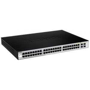 D-Link DGS-1210-48/E 48-Port Layer2 Smart Managed Gigabit Switch dlink green 3.0 44x 10/100/1000Mbit/s TP RJ-45 Port4x Combo 10/100/1000Mbit/s - Image 1