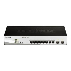 D-Link DGS-1210-10P/E 10-port 10/100/1000 Gigabit PoE Smart Switch including 2 Combo 1000BaseT/SFP - Image 1