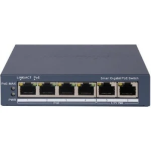 Hikvision DS-3E1506P-EI 4 Port Gigabit Smart POE Switch - Image 1