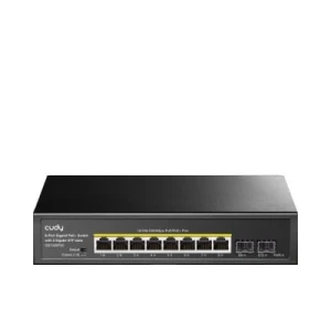 Cudy 8-Port Gigabit PoE+ Switch with 2 Gigabit SFP slot 120W Unmanaged - Image 1
