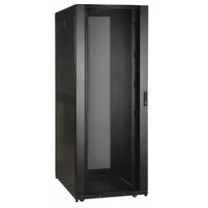 Tripp Lite series 42U SmartRack Wide Standard-Depth Rack Enclosure Cabinet with doors, side panels & shock pallet packaging - Image 1