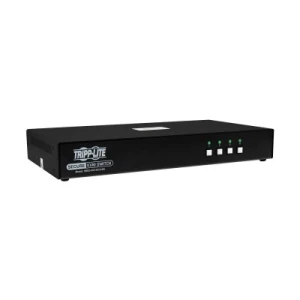 Secure KVM Switch, 4-Port, Single Head, DP to HDMI (x4), 4K, NIAP PP4.0, Audio, CAC - Image 1