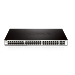 D-Link DGS-1210-52 network switch Managed L2 Gigabit Ethernet (10/100/1000) 1U Black - Image 1
