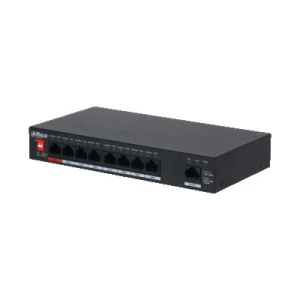 Dahua PFS3009-8ET1GT-96-V2 9-Port Unmanaged Desktop Switch with 8-Port PoE - Image 1