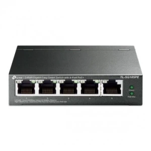TP-Link TL-SG105PE 5-Port Gigabit Easy Smart Switch with 4-Port PoE+ - Image 1