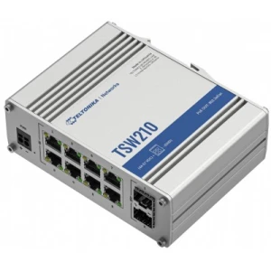 Teltonika TSW210 Industrial Gigabit Switch 2x SFP  (without DIN rail bracket) - Image 1
