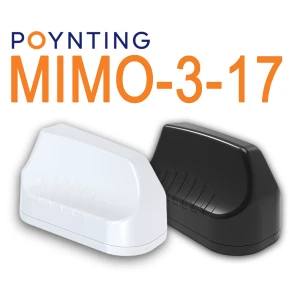 MIMO-3-17 POYNTING 7-in-1 Transportation & Automotive Antenna; 410 â€“ 3800 MHz; 4X4 LTE (MIMO), 6.2 dBi; 2X2 Wi-Fi (MIMO), 7 dBi; GPS/GLONASS, 21 dBi - Image 1