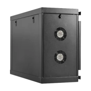 SmartRack 6U Low-Profile Side-Mount Wall-Mount Mini Rack Enclosure, Black - Image 1