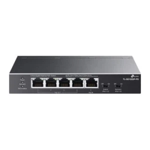 TP-Link TL-SG1005P-PD 5-Port Gigabit Desktop Switch with 1-Port PoE++ In and 4-Port PoE+ Out - Image 1