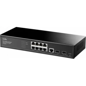 Cudy 8-Port Layer 2 Managed Gigabit Switch with 2 Gigabit SFP Slots - Image 1