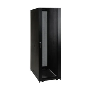 42U SmartRack Mid-Depth Rack Enclosure Cabinet with doors & side panels - Image 1
