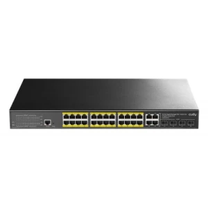Cudy 24-Port Layer 2 Managed Gigabit PoE+ Switch with 4 Gigabit Combo Ports, 400W - Image 1