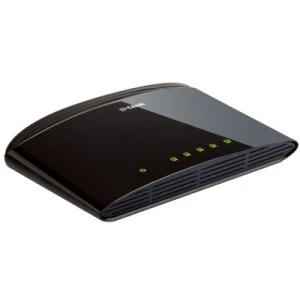 D-Link DES-1005D Unmanaged Fast Ethernet (10/100) Black - Image 1
