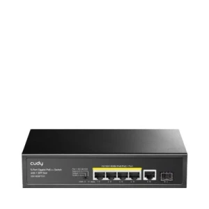 Cudy 5-Port Gigabit PoE+ Switch with 1 SFP Port 120W Unmanged - Image 1