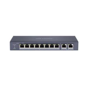 Hikvision DS-3E0310P-E/M 8 Port Fast Ethernet Unmanaged POE Switch - Image 1