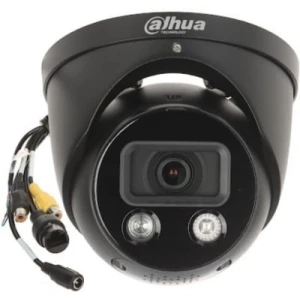Dahua IPC-HDW3849H-AS-PV-0280B-S4-BLACK 8 MP Smart Dual Light Active Deterrence Fixed-focal Eyeball WizSense Network Camera - Image 1