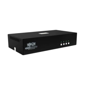 Secure KVM Switch, 4-Port, Dual Head, HDMI to HDMI, 4K, NIAP PP4.0, Audio - Image 1