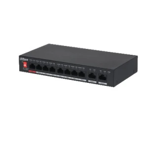 Dahua PFS3010-8ET-96-V2 10-Port Unmanaged Desktop Switch with 8 Port PoE - Image 1