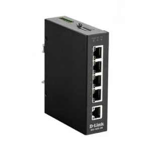 D-Link DISâ€‘100Gâ€‘5W Unmanaged L2 Gigabit Ethernet (10/100/1000) Black - Image 1