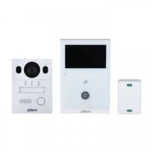 Dahua KTX02(S) Hybrid 2-Wire Video Doorphone Kit, 2MP Camera, 4.3" Touchscreen, Wi-Fi, Alarm System, IP65 - Image 1