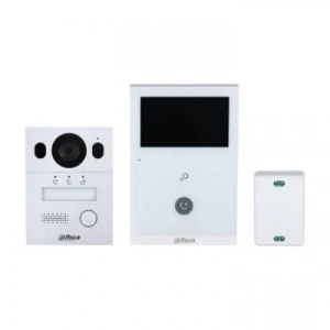 Dahua KTX02(F) Hybrid 2-Wire Video Doorphone Kit, 2MP Camera, 4.3" Touchscreen, Wi-Fi, Alarm System, IP65 - Image 1