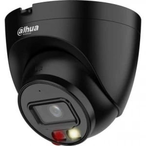 Dahua IPC-HDW1639T-A-IL-0280B-S6-BLACK 6MP Full Color Dome Camera, 2.8mm, IR 30m, Black - Image 1