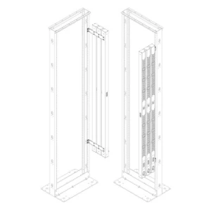 Vertical PDU Mounting Bracket Accessory Kit for 2-Post and 4-Post Open Frame Racks - Image 1