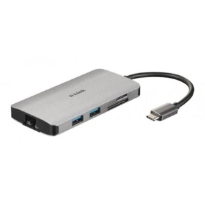 D-Link DUB-M810 notebook dock/port replicator Wired Thunderbolt 3 Silver - Image 1