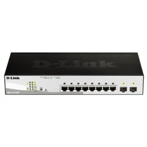 D-Link DGS-1210-08P network switch L2 Gigabit Ethernet (10/100/1000) Power over Ethernet (PoE) Black - Image 1