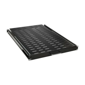SmartRack Sliding Steel Rack Shelf - 1U, Vented, 28.3 in. Deep, Holds up to 50 lb. (23 kg) - Image 1