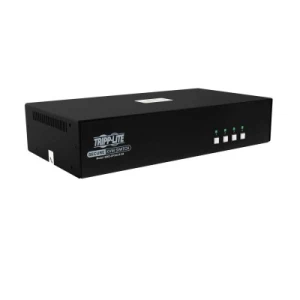 Secure KVM Switch, 4-Port, Dual Head, DisplayPort to DisplayPort, 4K, NIAP PP4.0, Audio, CAC - Image 1