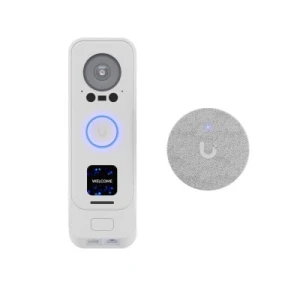 Ubiquiti UVC-G4 Doorbell Pro PoE Kit-White Dual-camera PoE doorbell and chime with advanced AI and usability features, White Color - Image 1