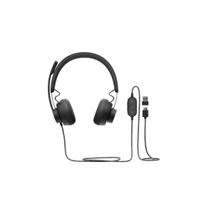 LOGITECH Zone Wired-GRAPHITE-USB-EMEA-UC - Image 1