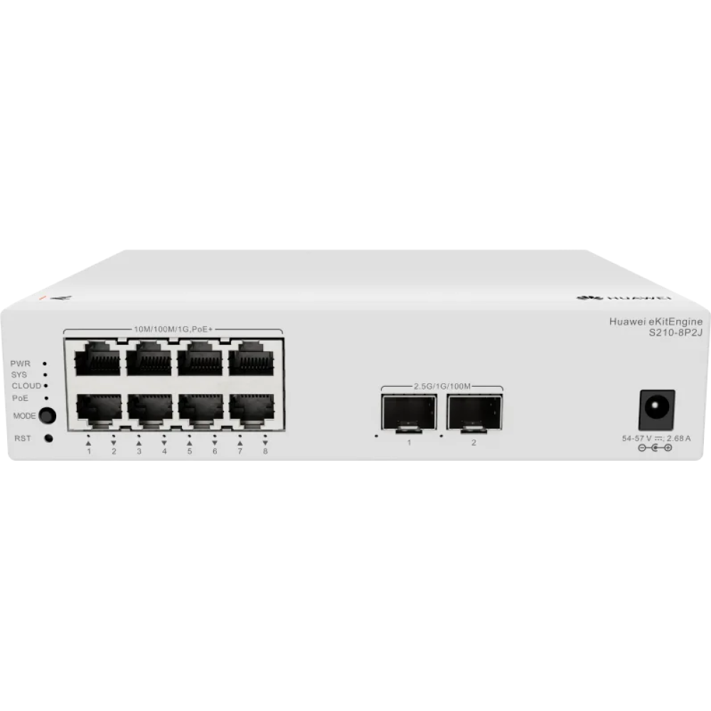 Huawei S210-8P2J 8-Port PoE+ Switch