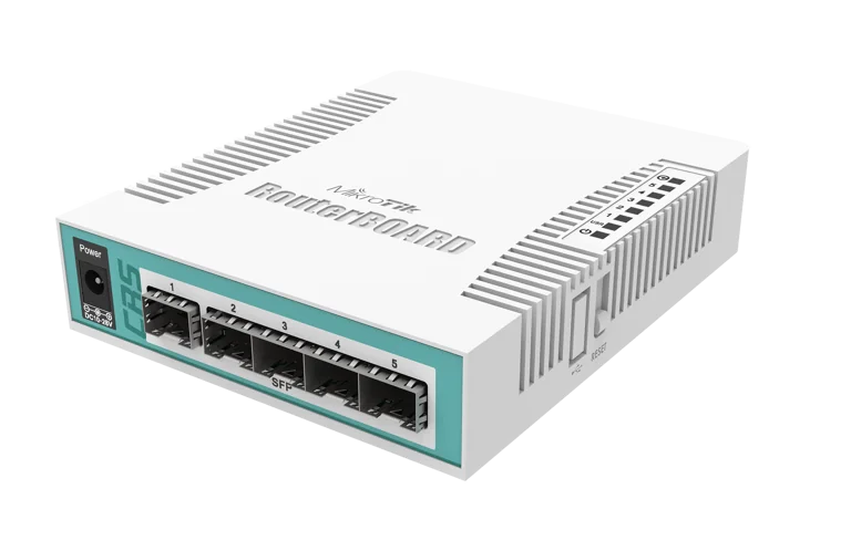 MikroTik CRS106-1C-5S 5-Port SFP Cloud Router Switch