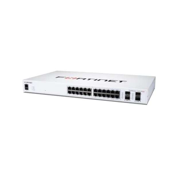 Fortinet FortiSwitch FS-124F-POE 24-Port Gigabit PoE+ Switch