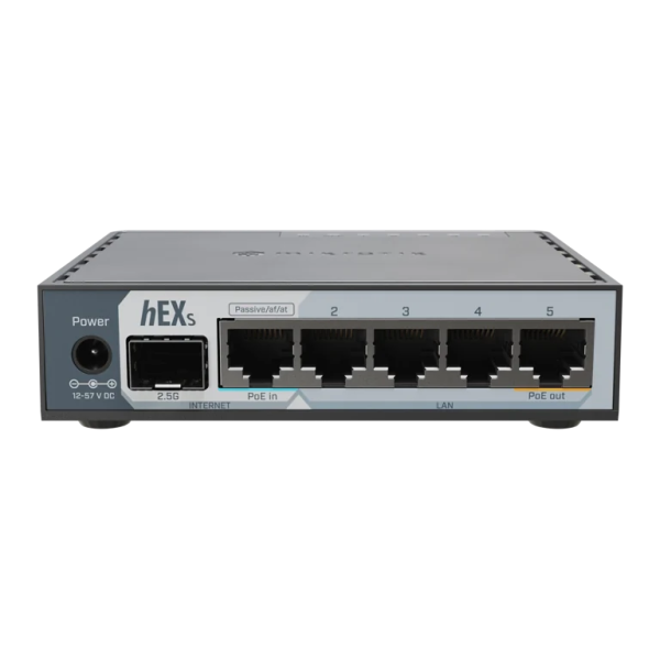 MikroTik hEX S E60iUGS (2025) 2.5G SFP Router