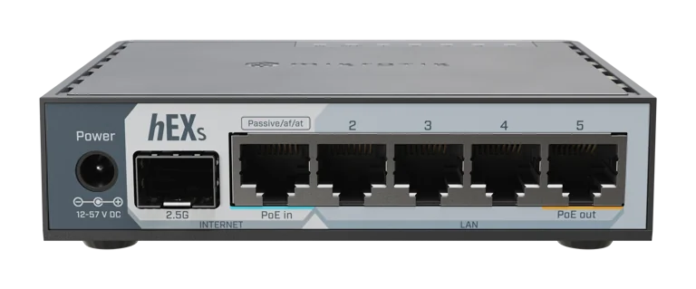 MikroTik hEX S E60iUGS (2025) 2.5G SFP Router