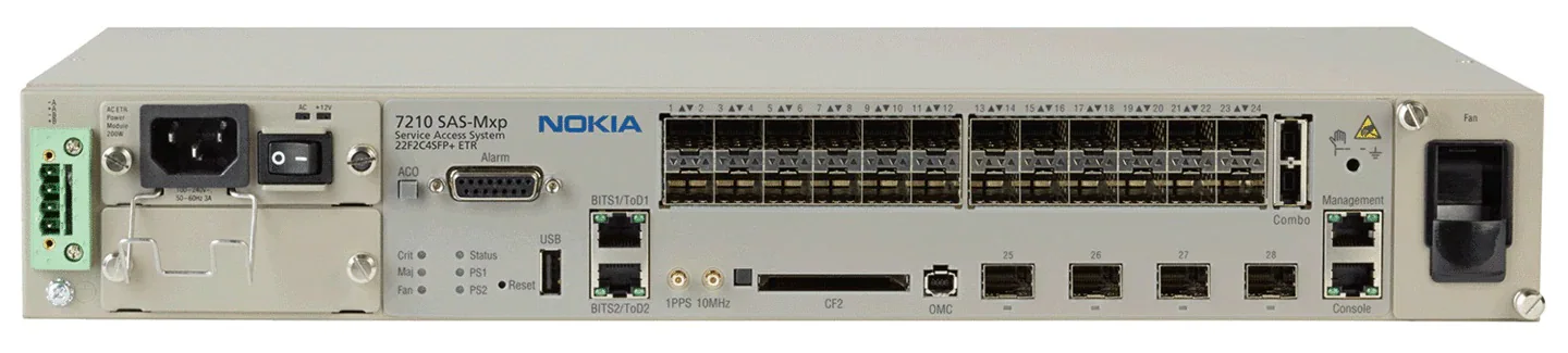 Nokia 7210 SAS Service Access System for IP/MPLS and Ethernet Aggregation