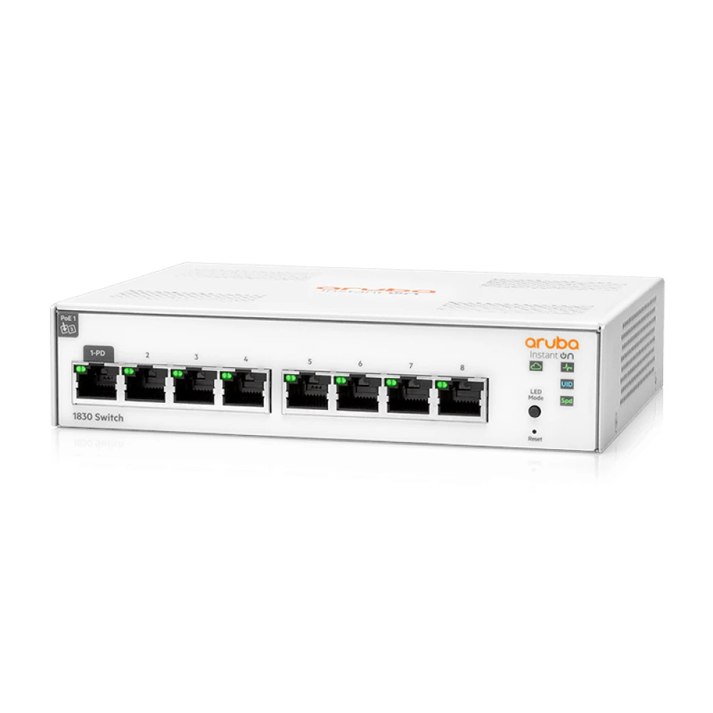 HPE Aruba Instant On 1830 8G PoE Managed Switch