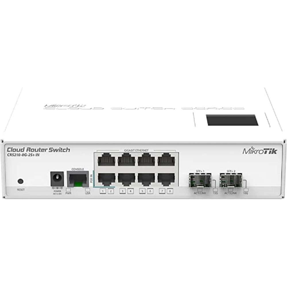 MikroTik CRS210-8G-2S+IN Cloud Router Switch