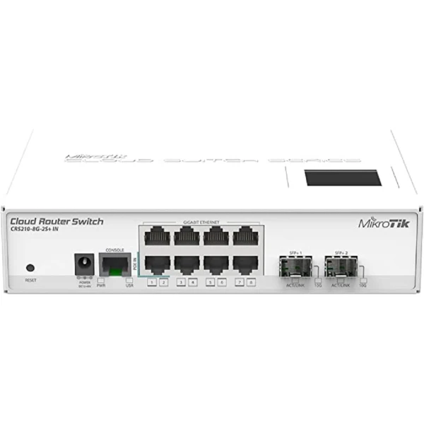 MikroTik CRS210-8G-2S+IN Cloud Router Switch