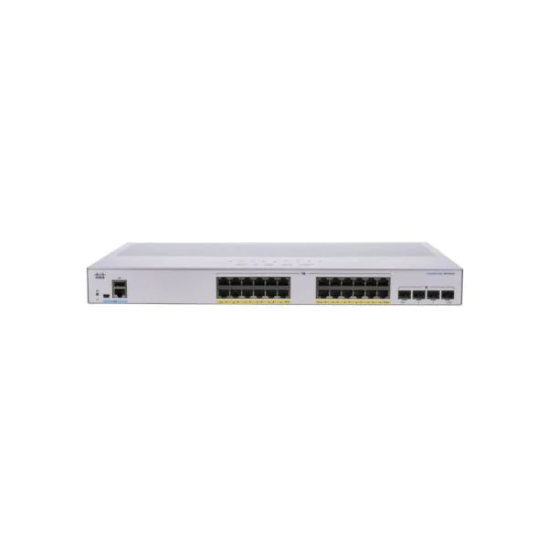 Cisco CBS350-24P-4X-UK 24-Port Gigabit Managed PoE+ Switch