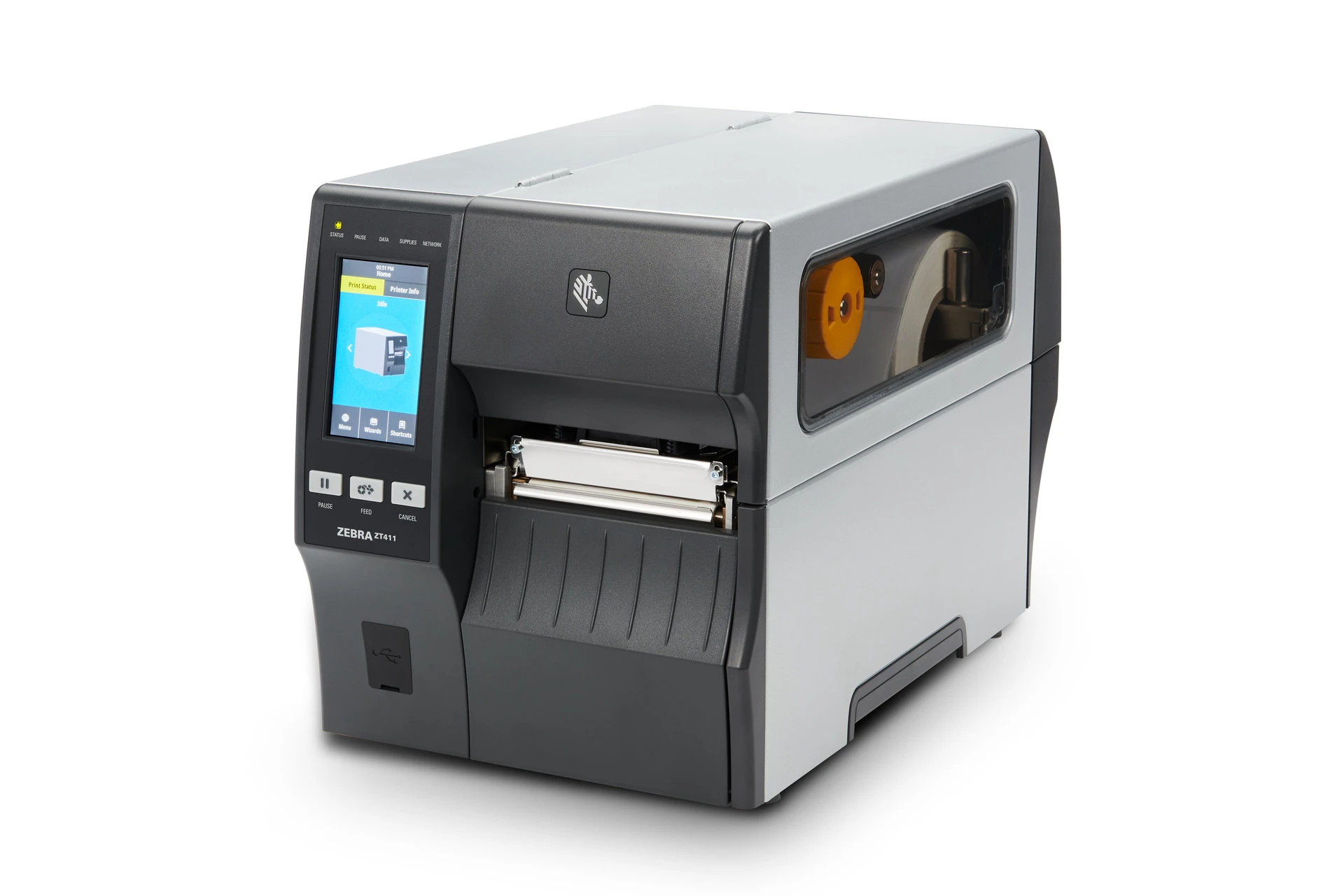 Zebra ZT411 4-Inch Thermal Transfer Printer, 203 dpi