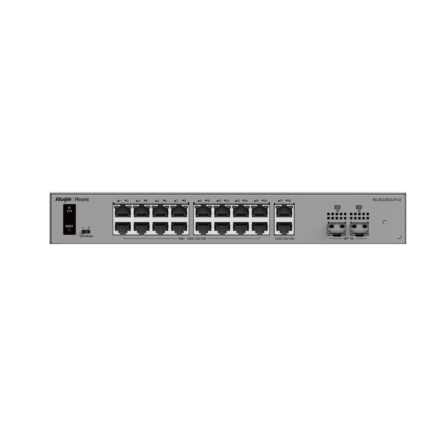 Ruijie RG-ES220GS-P-V2 20-Port Gigabit PoE+ Switch